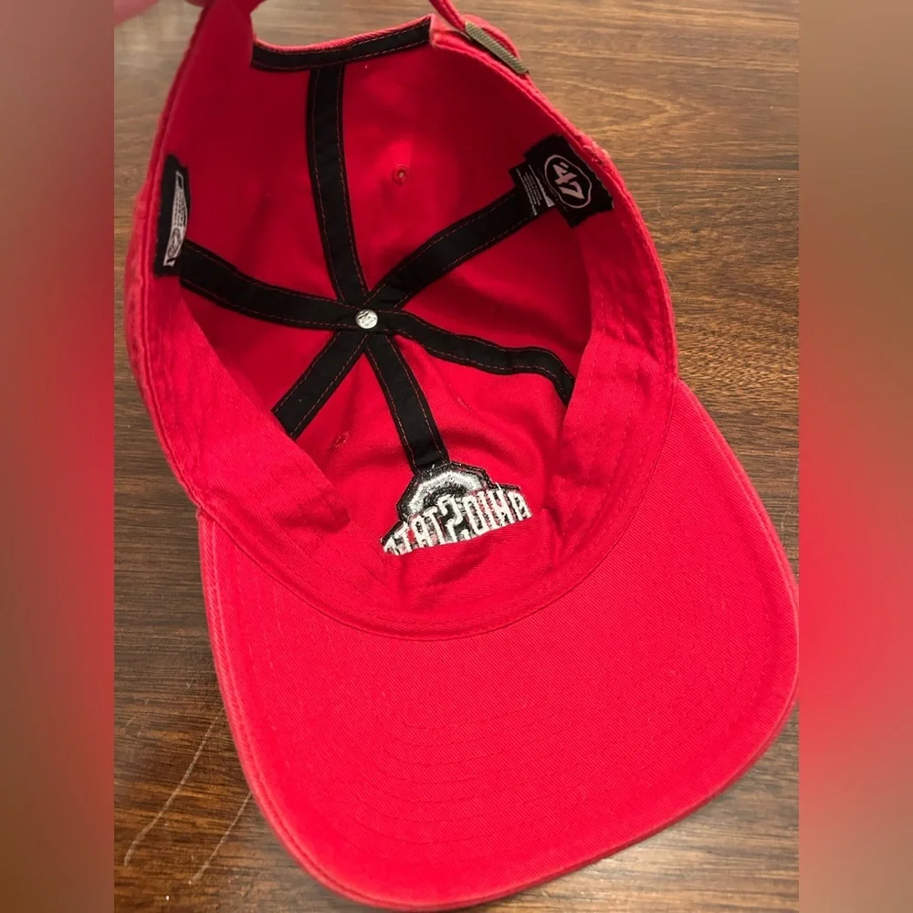 '47 Red Ohio State Embroidered Baseball Cap